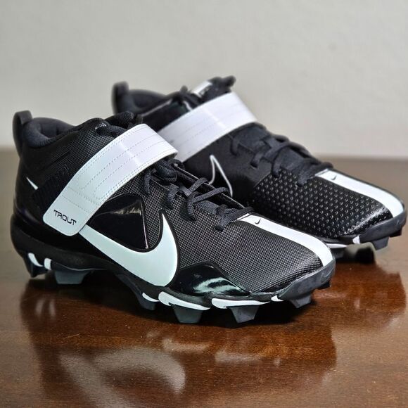 Nike Force Trout 7 Keystone Black White Baaeball Cleats Size 13 Shoes CT0831 005 - Picture 5 of 12